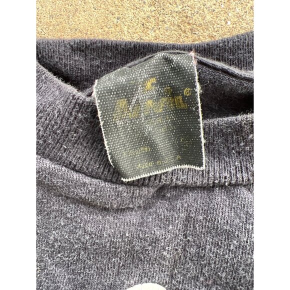 Vintage Kids 1986 The Real Ghostbusters Movie Promo Black T-Shirt With Logo Grap - Picture 4 of 6